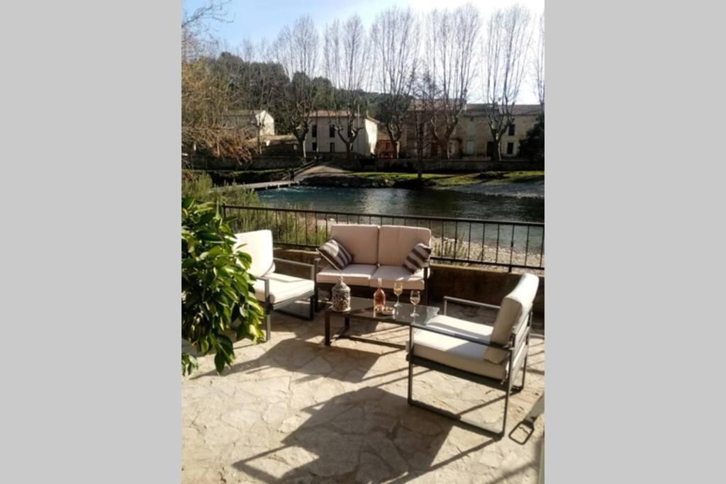 Character Filled House Overlooking The River Cesse Bize-Minervois Buitenkant foto